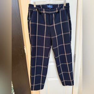 Old Navy women’s Navy Plaid Pants